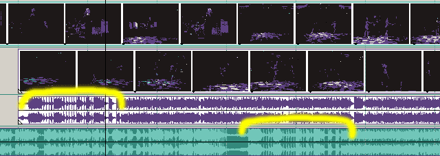 First Drag and Drop showing sound patterns